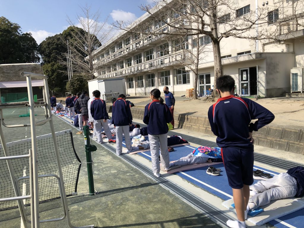 玉城町立玉城中学校」でソクササイズ 👣 三重県指導者 大西先生